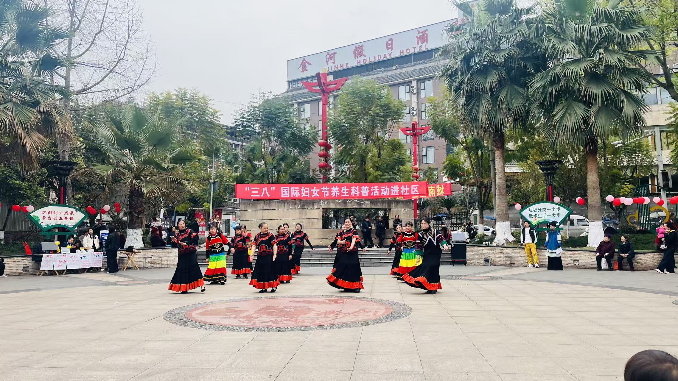 城南社区活动跳舞